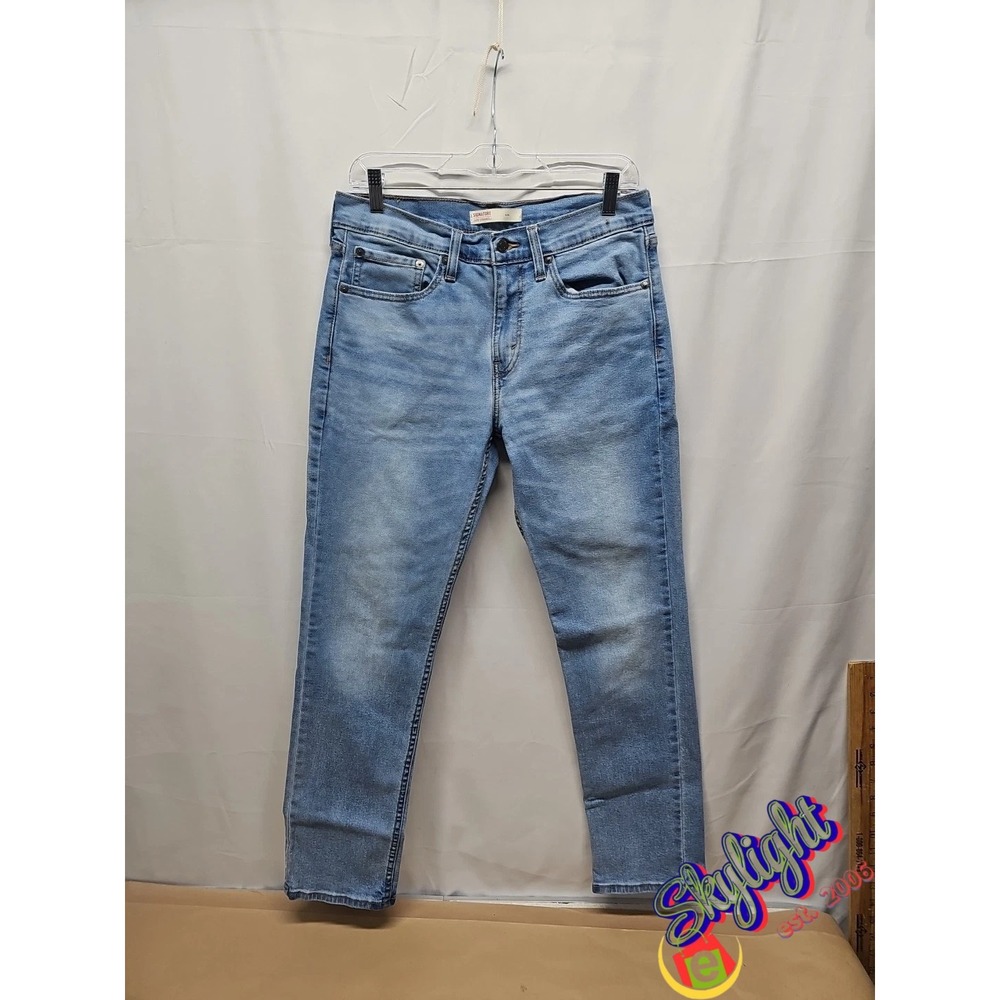 Levi Men's Light Blue Strauss Signature Slimming Denim Jeans Size 32x30